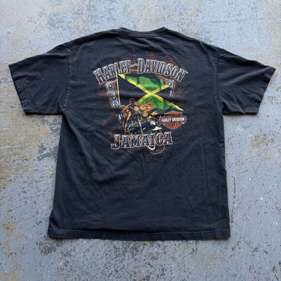Harley Davidson Other - Harley Davidson Jamaica Faded Black Tee XL